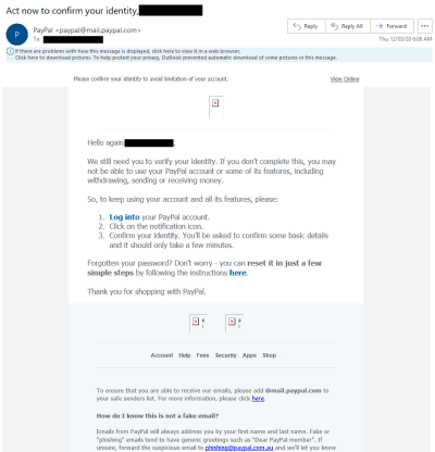 PayPal Scam